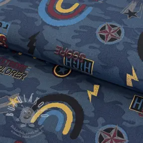 Dekorační látka premium Army Power