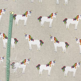 Dekorační látka Linenlook Unique unicorn