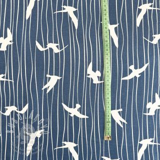 Dekorační látka Iconic Seagull Stripe navy