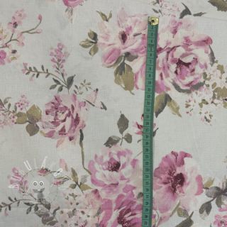 Dekorační látka premium Classic Painted Rose DOUBLE