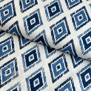 Dekorační látka premium Rhombus navy