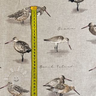 Dekorační látka Linenlook Sandpiper Bird