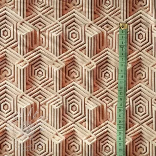 Úplet VISCOSE Structure beige digital print