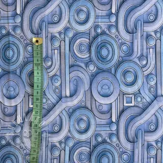 Úplet VISCOSE Unity blue digital print