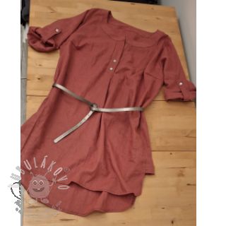 Len předepraný 170 g rose pink