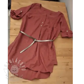 Len předepraný 170 g rose pink
