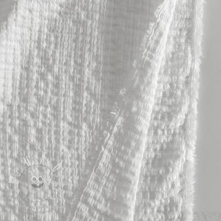 Bavlněná látka STRETCH Baby white