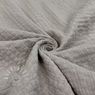 Bavlněná látka STRETCH Baby beige
