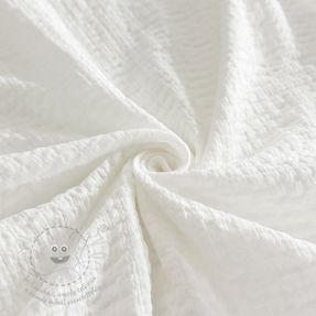 Bavlněná látka STRETCH Baby off white
