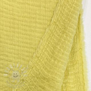 Bavlněná látka STRETCH Baby yellow