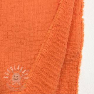 Bavlněná látka STRETCH Baby orange