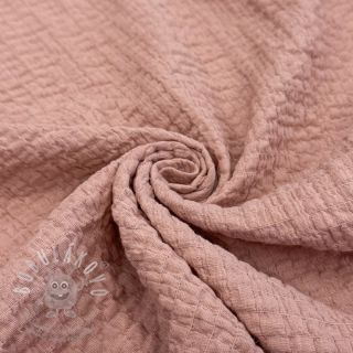 Bavlněná látka STRETCH Baby light pink