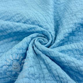Bavlněná látka STRETCH Baby blue
