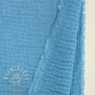 Bavlněná látka STRETCH Baby blue