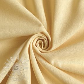 Bavlněná látka se lnem PREMIUM light yellow