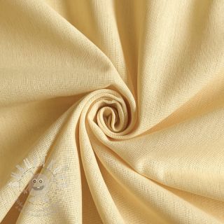 Bavlněná látka se lnem PREMIUM light yellow