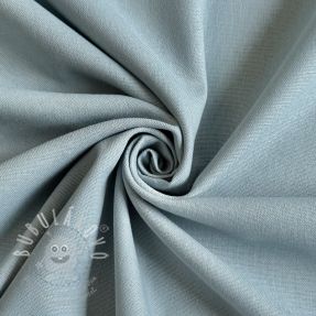 Bavlněná látka se lnem PREMIUM ocean blue