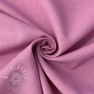 Bavlněná látka se lnem PREMIUM dawn pink