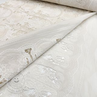 Bavlněná látka EMBROIDERY Blanchette design B