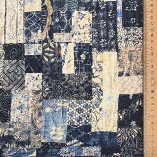 Bavlněná látka TWILL DENIM Mix print design A