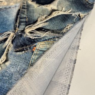 Bavlněná látka TWILL DENIM Mix print design C