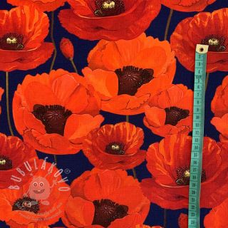 Dekorační látka s teflonovou úpravou POPPY GARDEN
