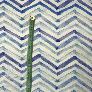Dekorační látka s teflonovou úpravou WATERCOLOUR ZIGZAG