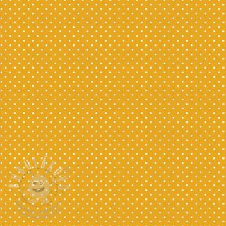 Bavlněná látka Petit dots yellow