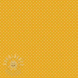 Bavlněná látka Petit dots yellow