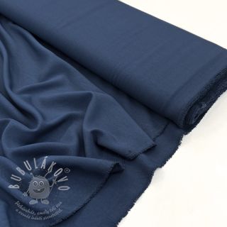 Bavlněná látka LYOCELL Victoria dark blue