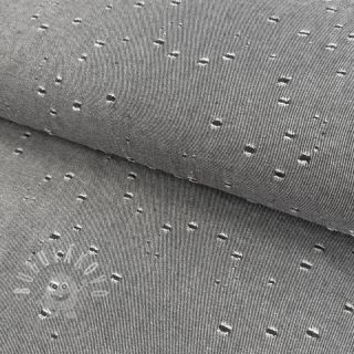 JEANS 8 OZ Rainbow Small Holes grey