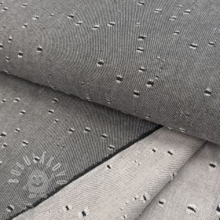 JEANS 8 OZ Rainbow Small Holes grey