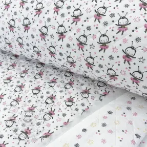 Bavlněná látka QUILTING Elisabetta rose