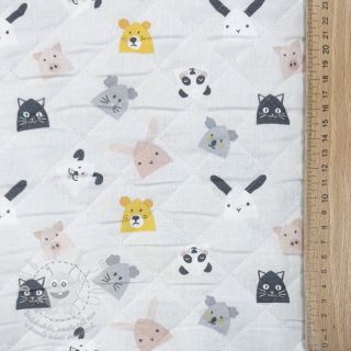 Bavlněná látka QUILTING Parapluie perle