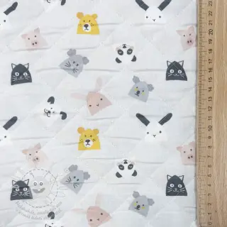 Bavlněná látka QUILTING Parapluie perle