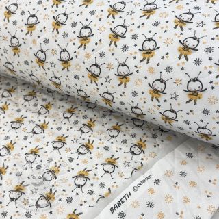 Bavlněná látka QUILTING Elisabetta jaune