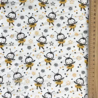 Bavlněná látka QUILTING Elisabetta jaune