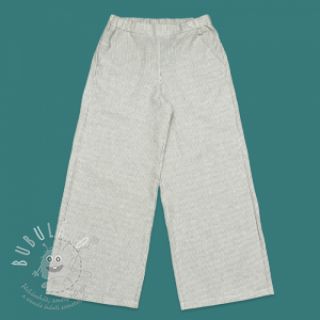 Len s bavlnou Lira medium stripe beige
