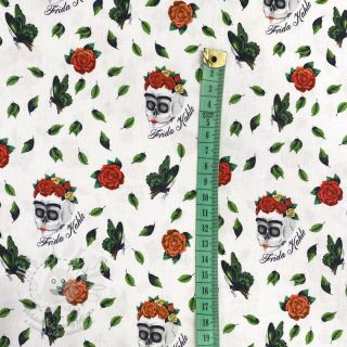 Bavlněná látka FRIDA Art rose digital print