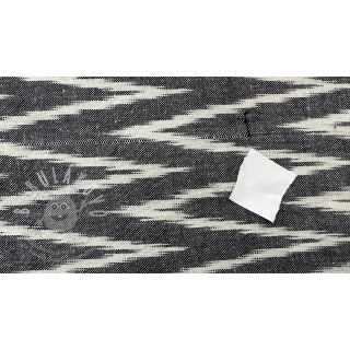 Bavlněná látka IKAT grey design A II.třída