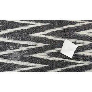 Bavlněná látka IKAT grey design A II.třída