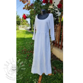 Len předepraný STONEWASHED PREMIUM white