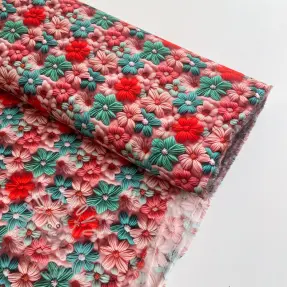 Viskóza RAYON POPLIN Knitted design D digital print