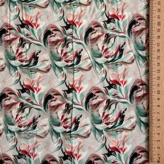 Viskóza RAYON POPLIN Diverse graphics design E digital print