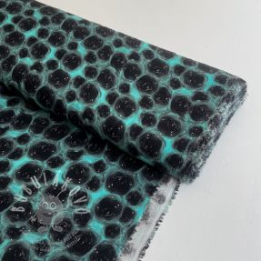 Viskóza RAYON POPLIN Black holes design C digital print