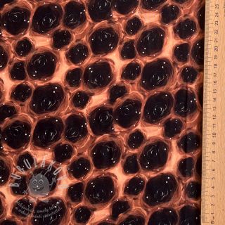 Viskóza RAYON POPLIN Black holes design B digital print