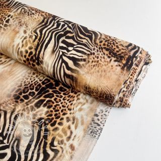 Viskóza RAYON POPLIN Jungle design C digital print