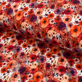 Úplet VISCOSE LYCRA HEAVY Cloe design A digital print