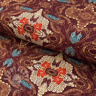 Úplet VISCOSE LYCRA HEAVY Batik design A digital print