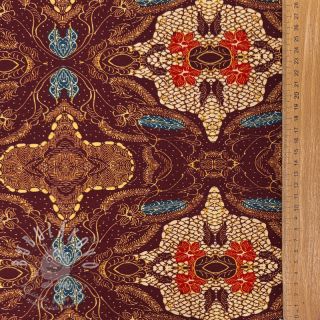 Úplet VISCOSE LYCRA HEAVY Batik design A digital print